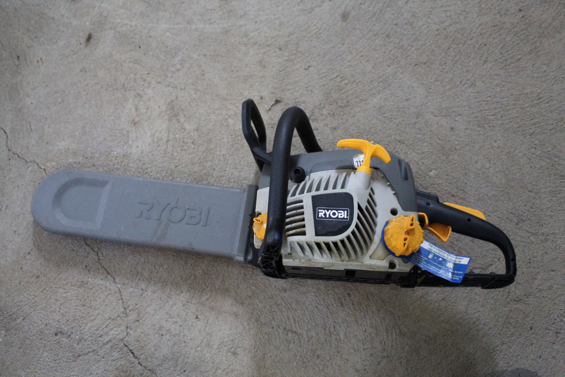 Ryobi petrol chainsaw and case. - Image 2 of 6