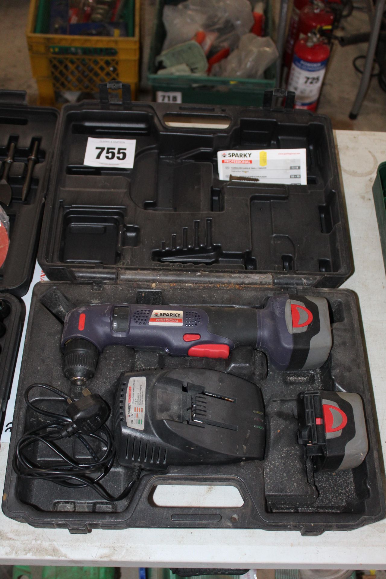 Cordless electric drill.
