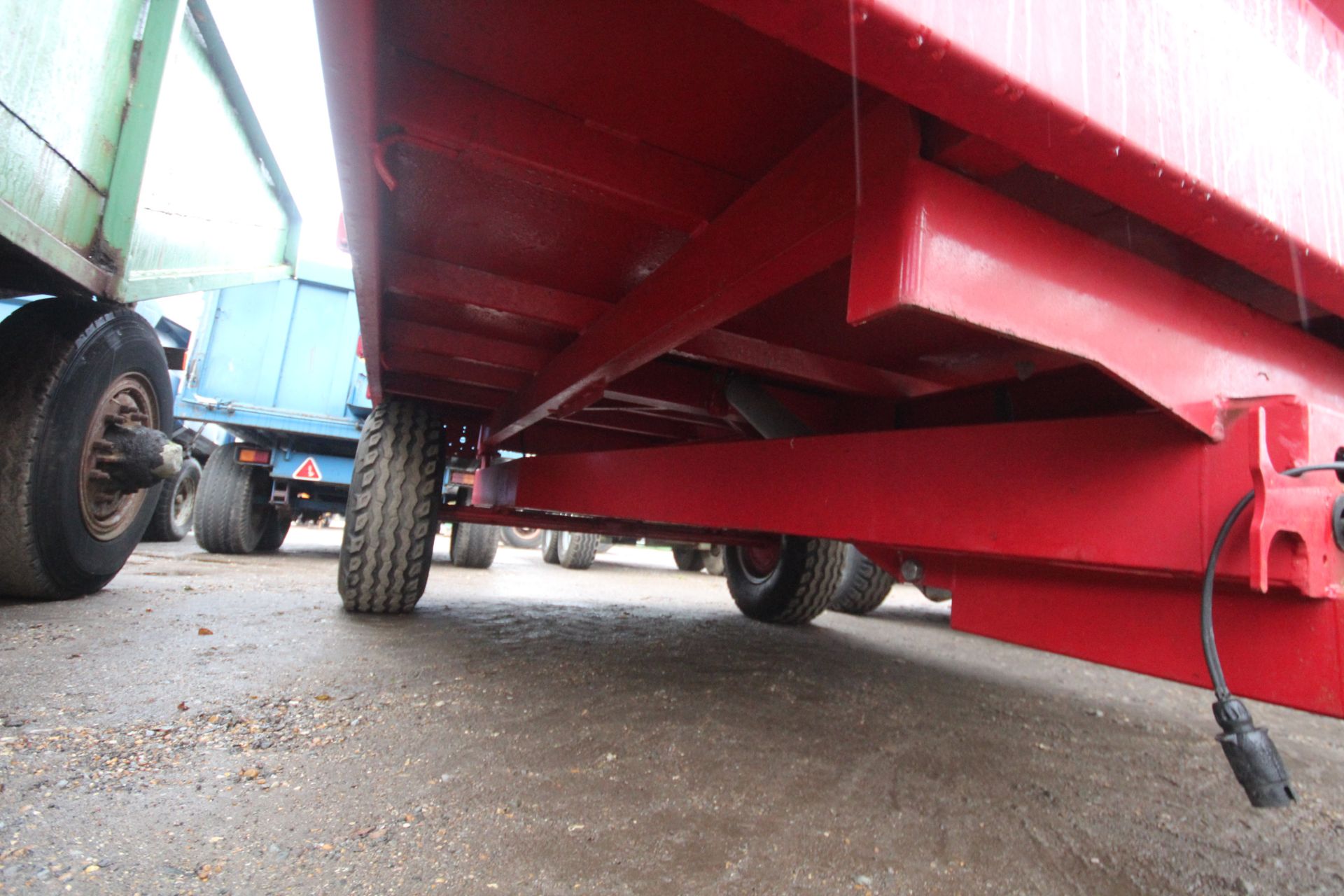 Marshall S/5 5T single axle drop side tipping trailer. 2021. With oil brakes. Owned from new. V - Image 8 of 16