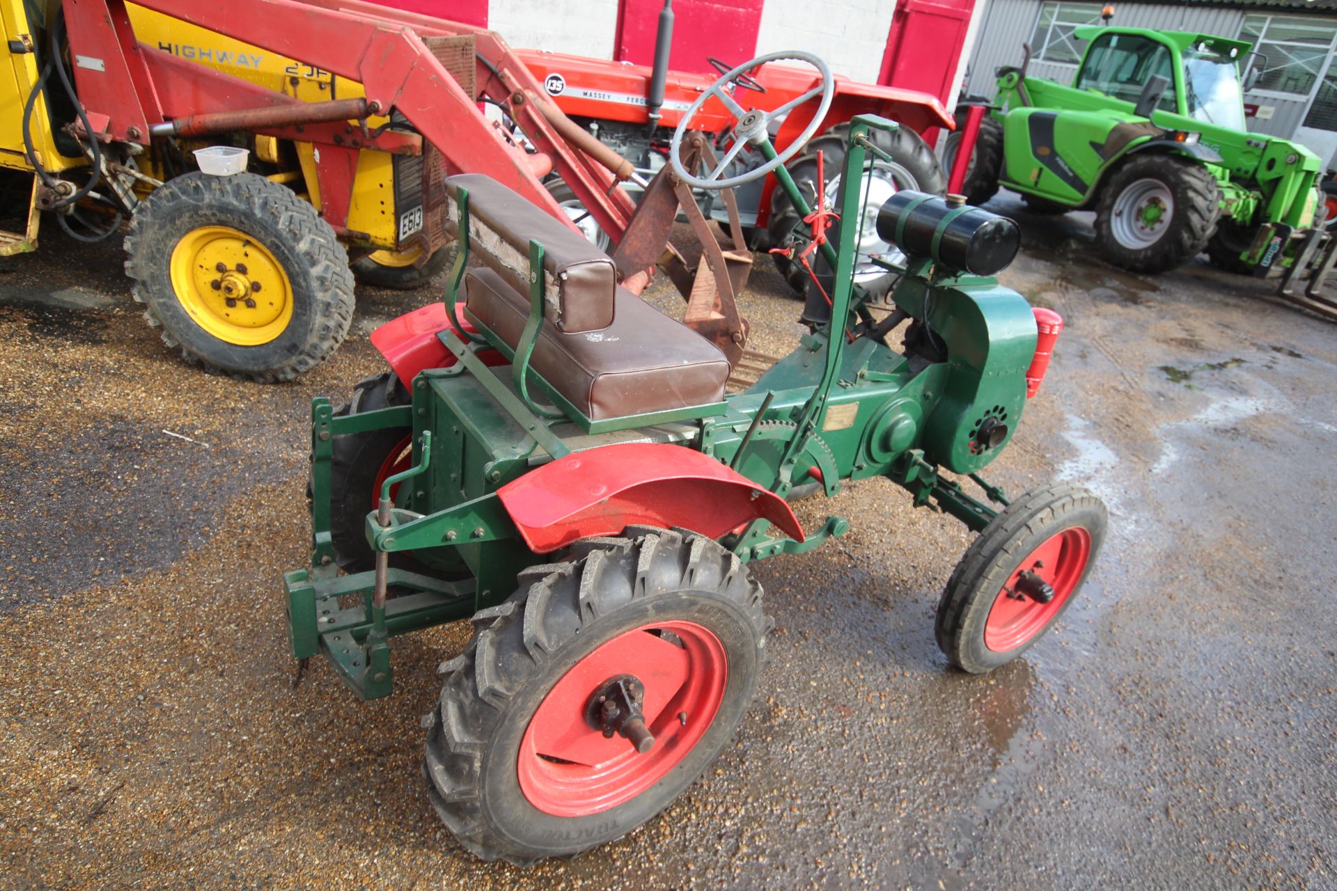 Trusty Steed 2WD horticultural tractor. 1952. Serial number NTS B240. With Norton 600cc petrol - Image 4 of 31