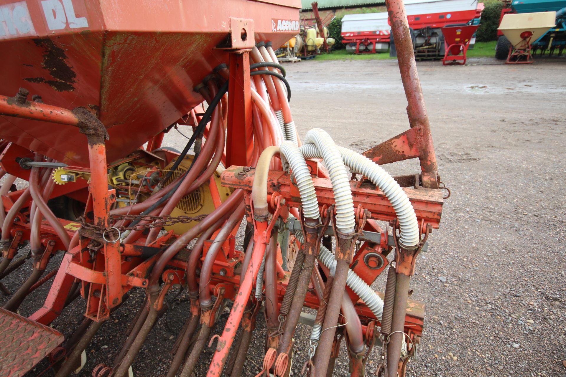 Accord Pneumatic DL 4M mounted Suffolk coulter drill. - Image 16 of 28