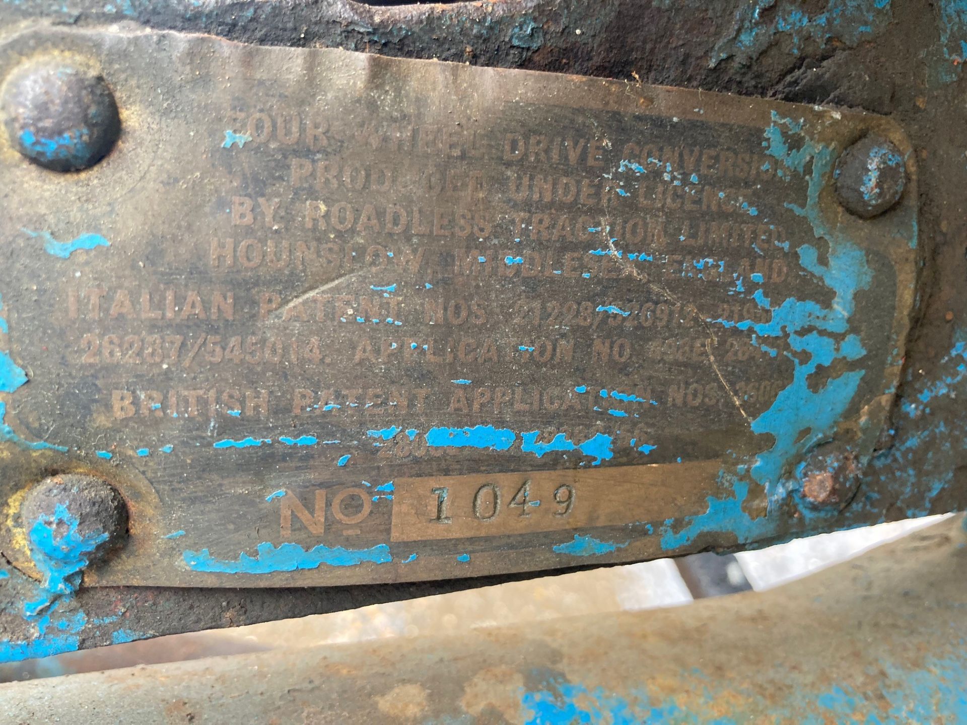Fordson Super Major Roadless 4WD tractor. Axle serial number 1049. In current ownership for 25 - Image 42 of 44