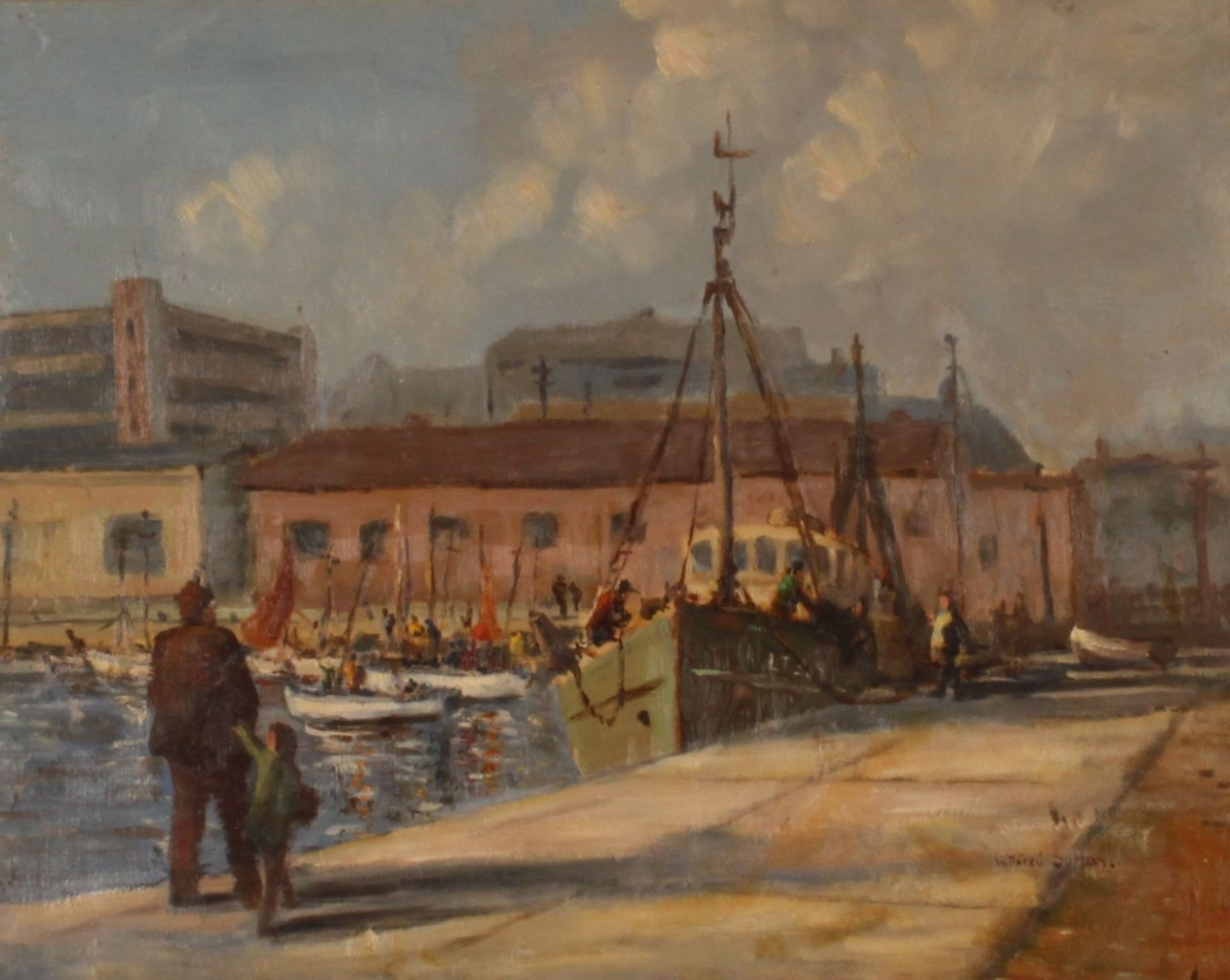 Wilfred Sutton, "Activity On The Merbreeze in Ham