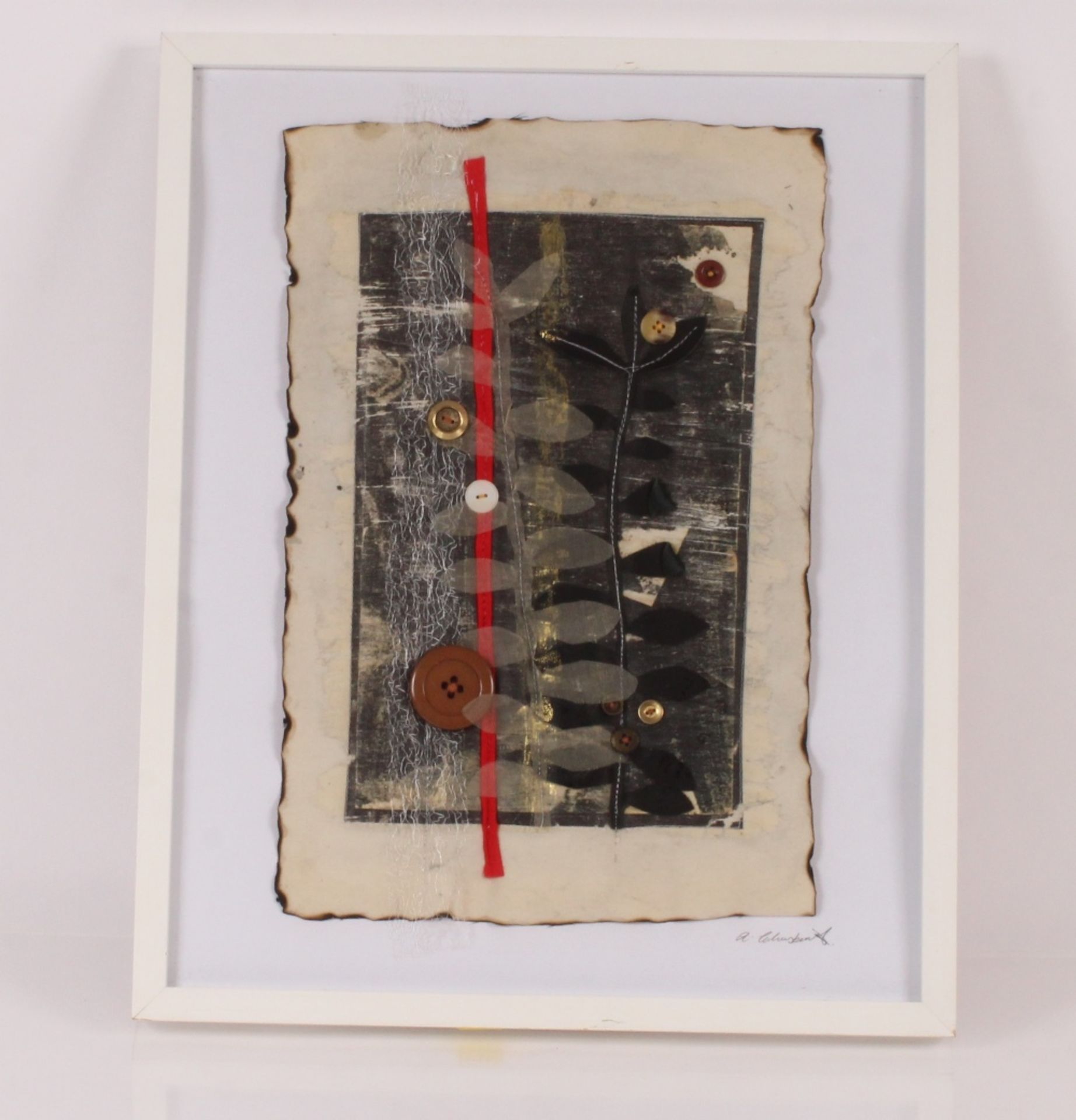 Alison Calvesbert, four mixed media textile studie - Image 2 of 4