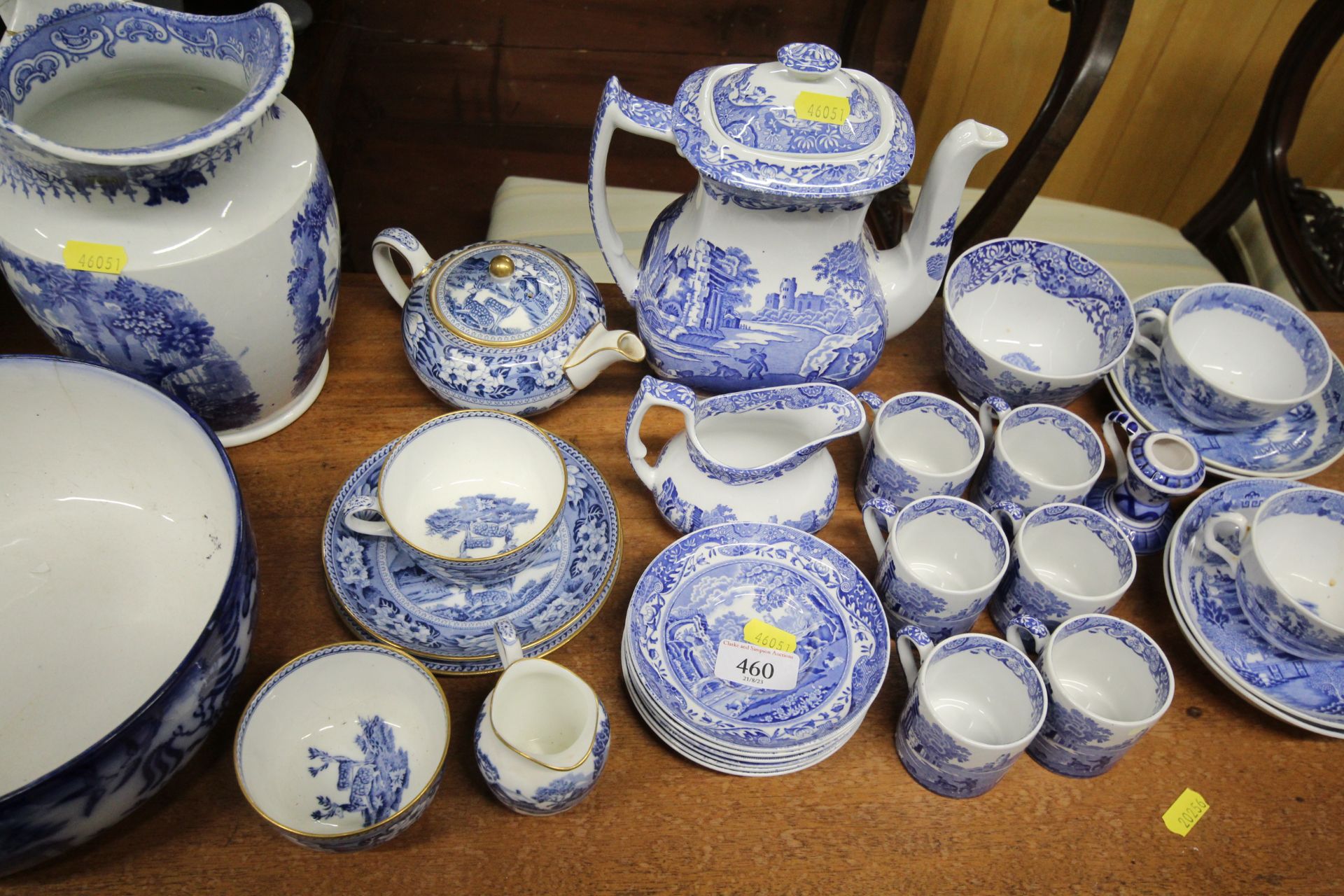 A quantity of Spode "Italian" patterned coffeeware - Image 3 of 4