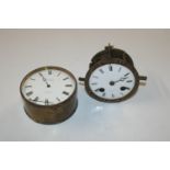 A Schmitnagel of Paris clock movement; and a Clerke of Royal Exchange London clock movement, both
