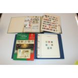 Three various stamp albums