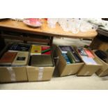 Four boxes of miscellaneous books