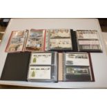 Four albums of various First Day covers etc.