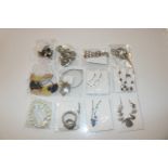 A quantity of various costume jewellery