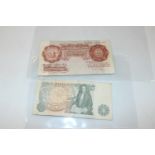 A £1 and 10 shilling note