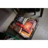 A box containing various hardback and other Penguin books etc.