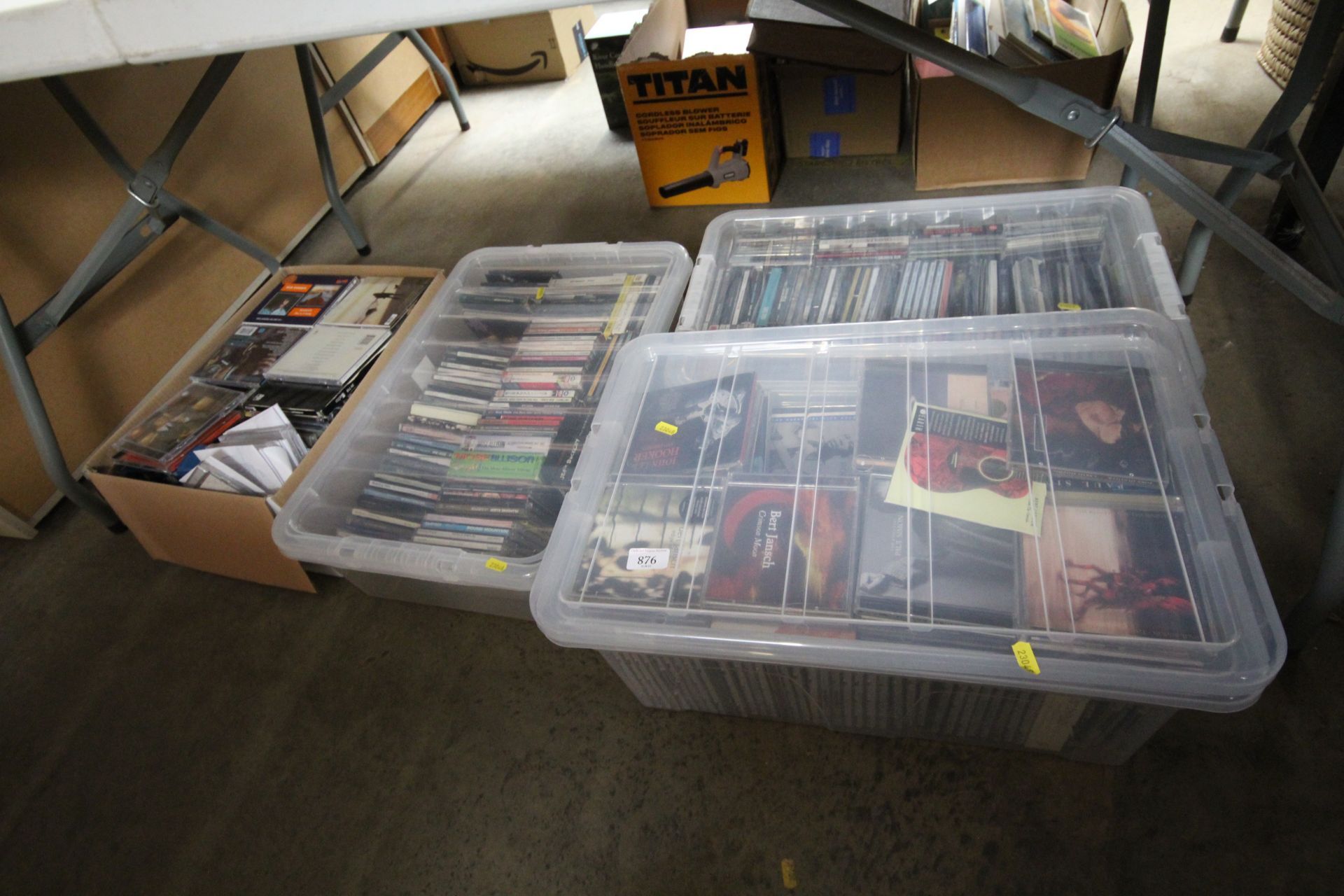 Four boxes of various CDs