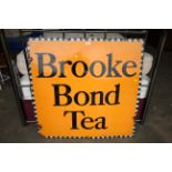 A Brook Bond tea enamel sign approx. 101cm x 101cm