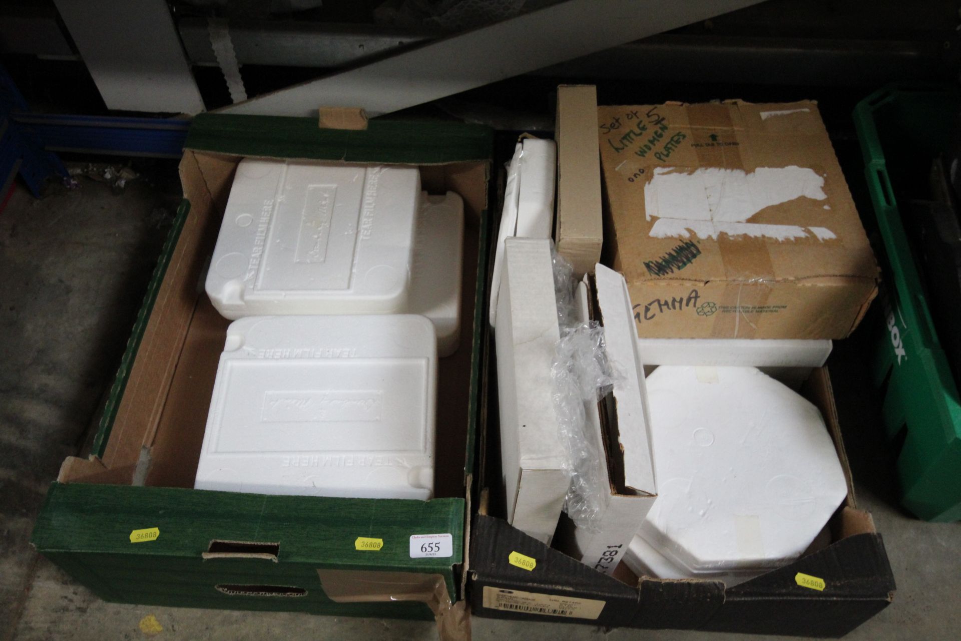 Two boxes of collectors plates