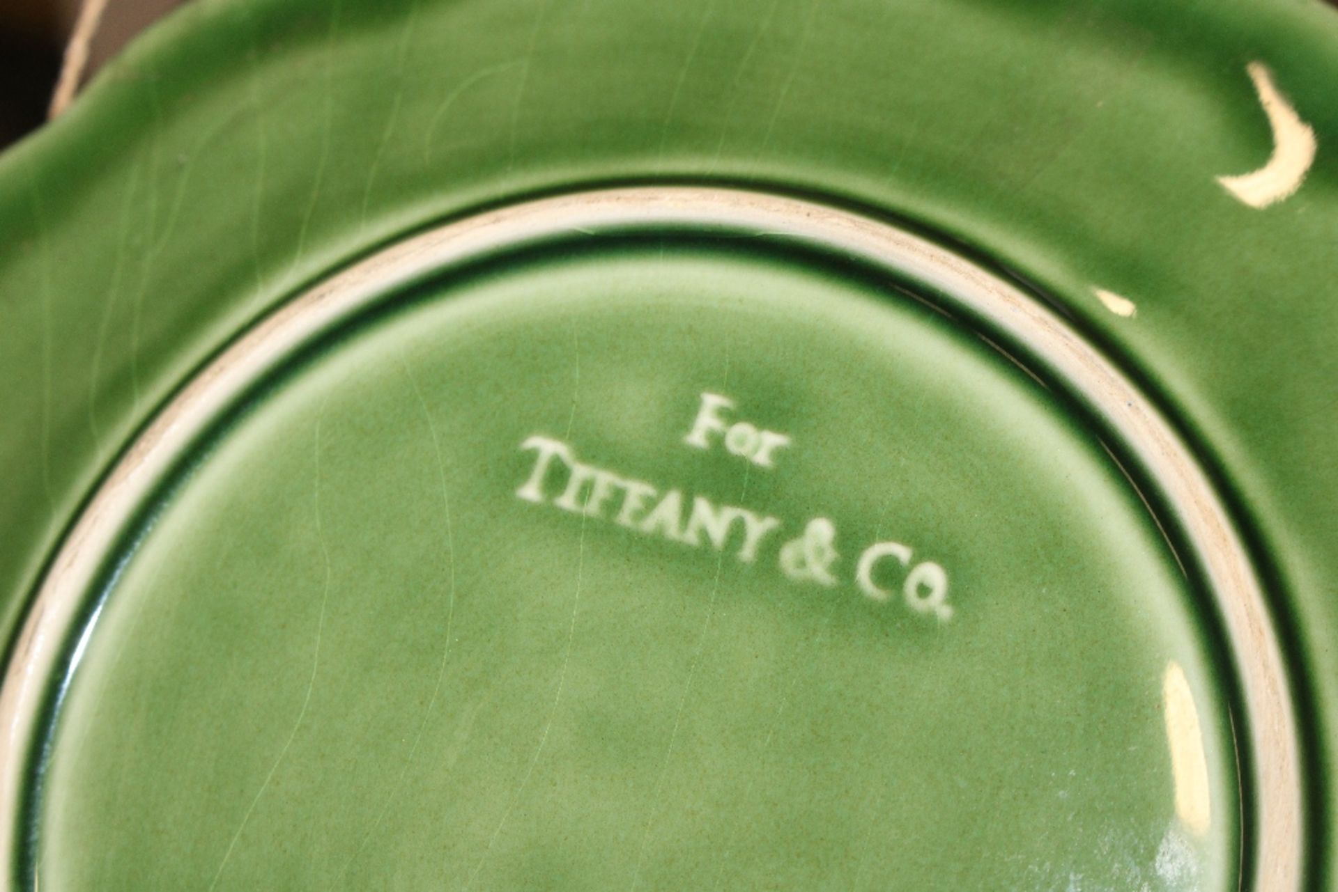 A Tiffany & Co. green plate circa 1980's; two Vic - Image 5 of 11
