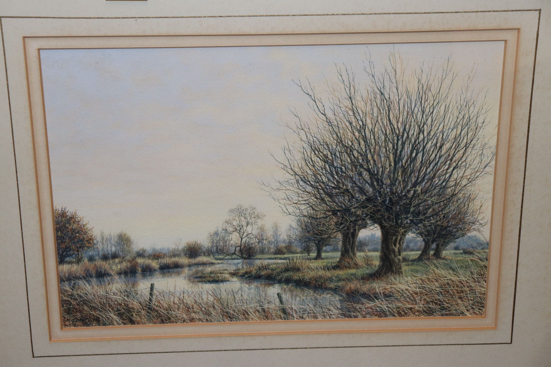 M. Pettersson, two watercolours of rural scenes an - Image 2 of 7