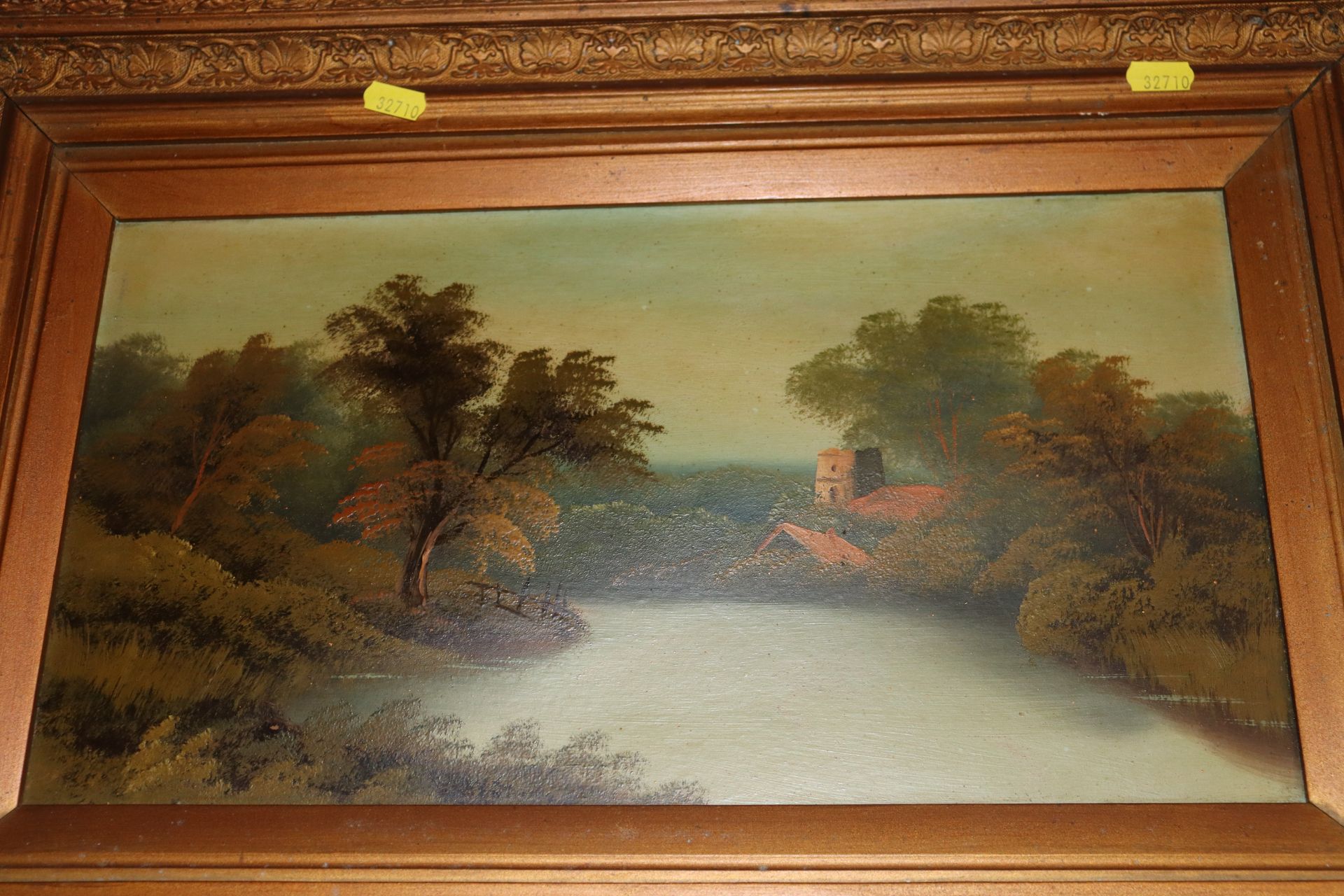 19th Century school, pair of oils on canvas depict - Image 2 of 3