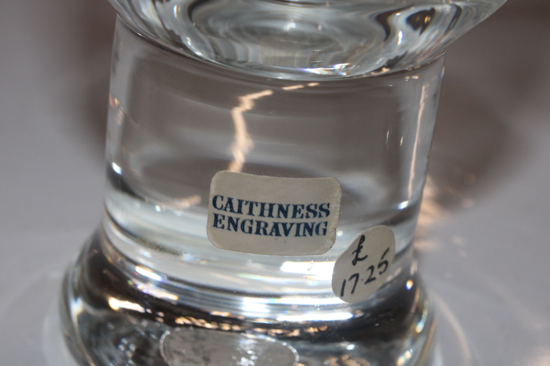 Five Caithness engraved glasses - Image 9 of 10