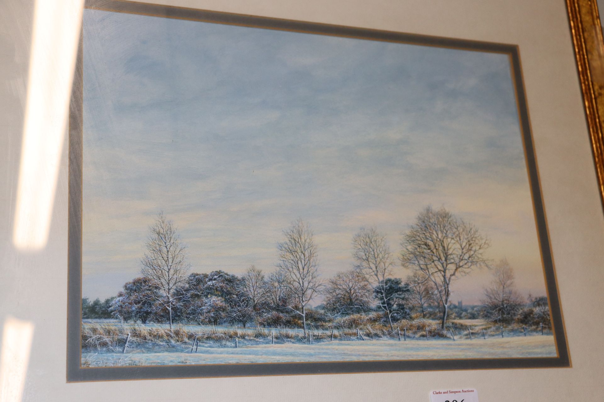 M. Pettersson, two watercolours of rural scenes an - Image 7 of 7