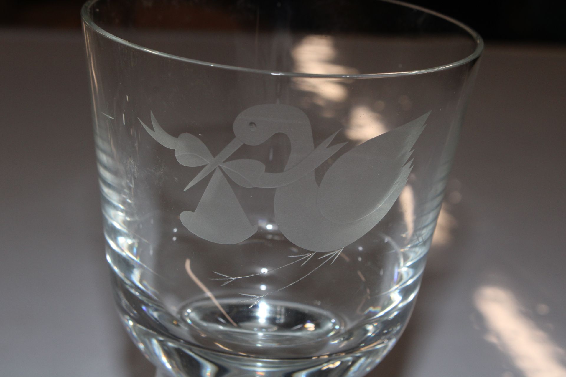 Five Caithness engraved glasses - Image 2 of 10