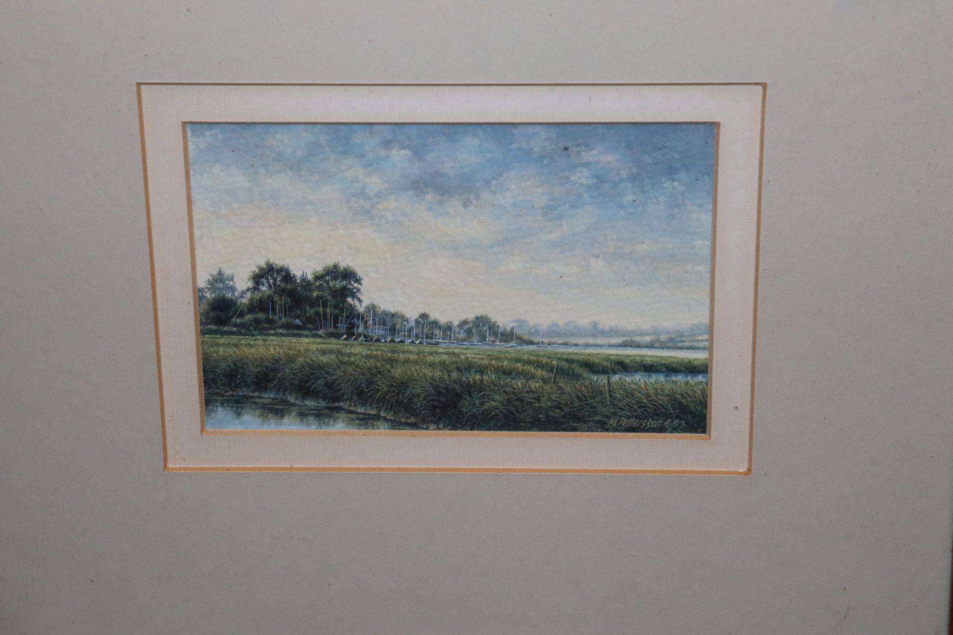 M. Pettersson, two watercolours of rural scenes an - Image 4 of 7