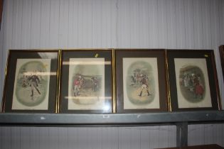 Four humours sporting prints