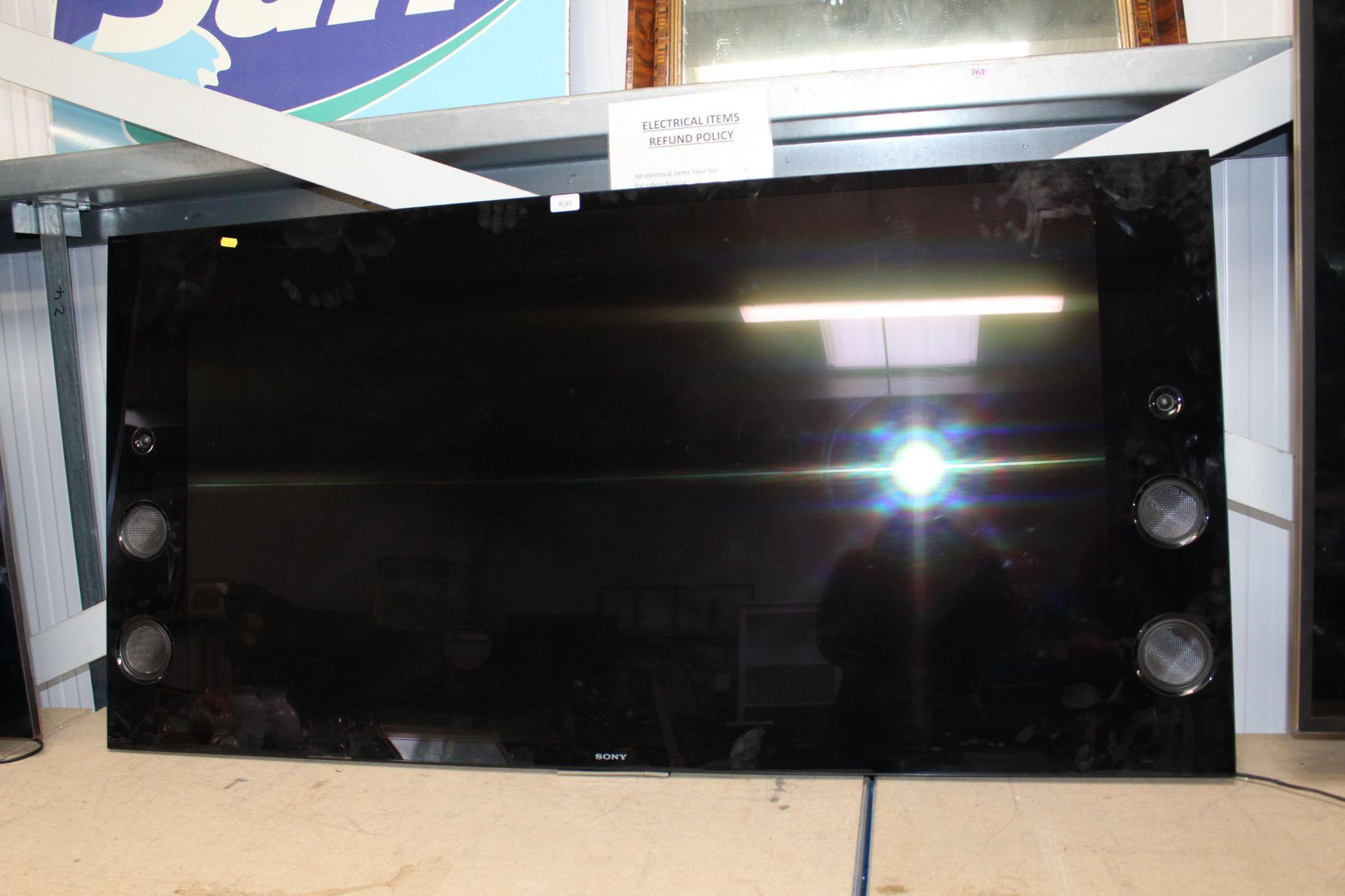 A Sony flat screen television Model KD-55X9305C wi