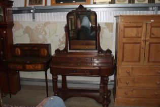 A Victorian mahogany duchess dressing table