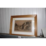 A Henry G Walker pencil signed print of The Ship Inn