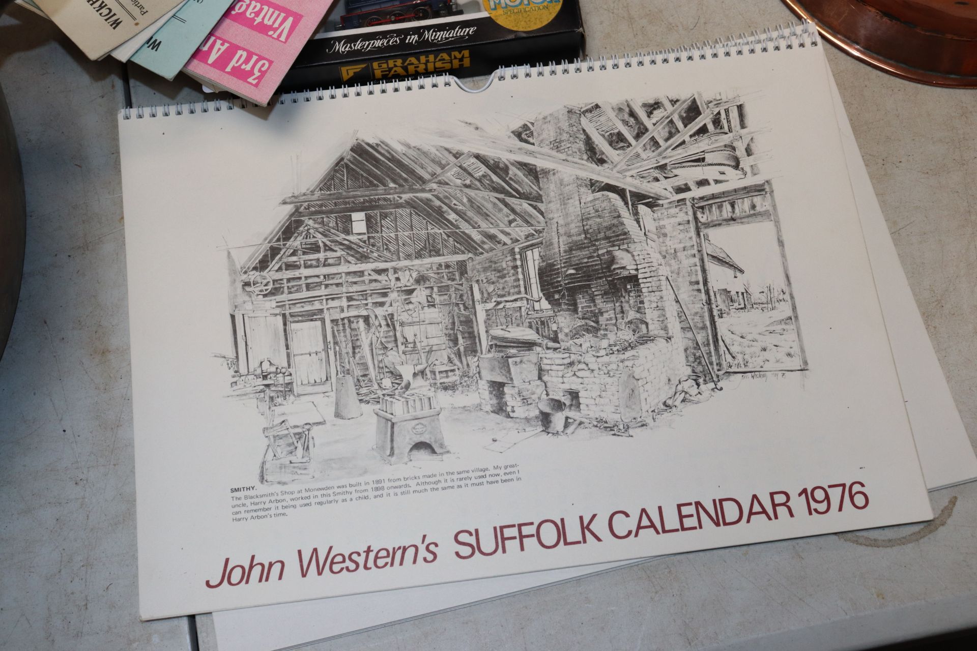 Three John Western Suffolk calendars 1975, 1976 an - Image 3 of 4