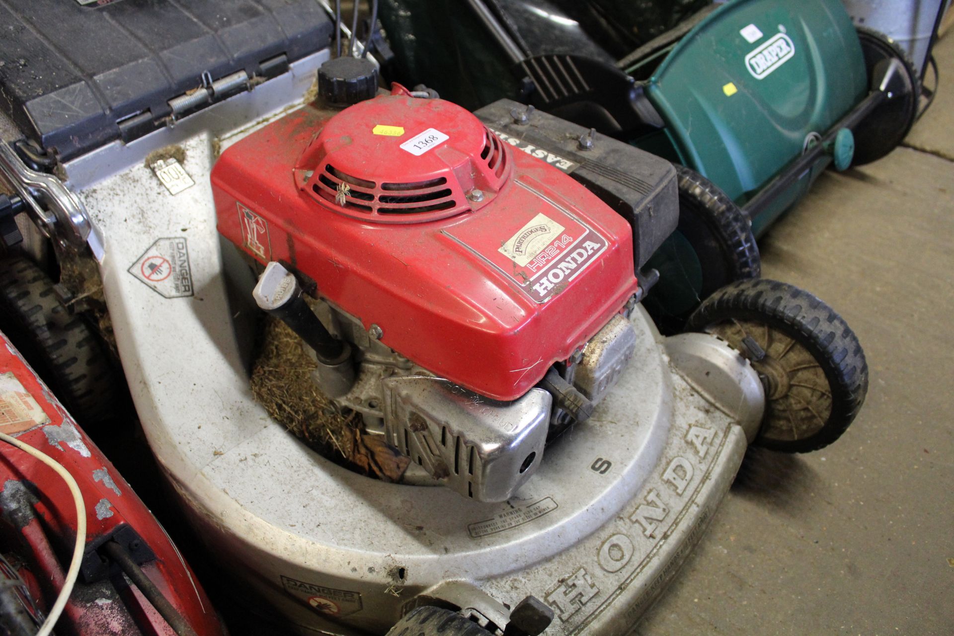 A Honda HE214 Easystart rotary garden lawn mower - Image 2 of 2