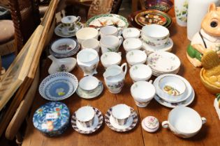 A collection of china to include Duchess floral de