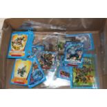 Skylander collectors cards including two Glitter,