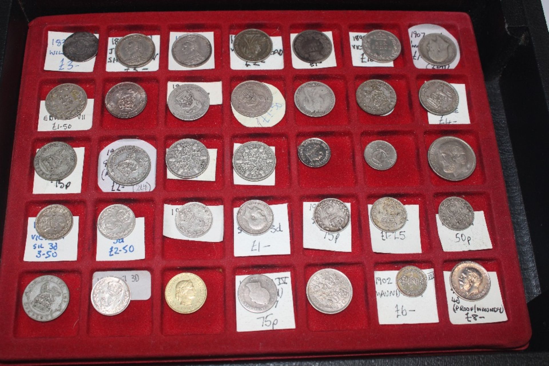 A case of silver and other coinage to include crow - Image 5 of 8