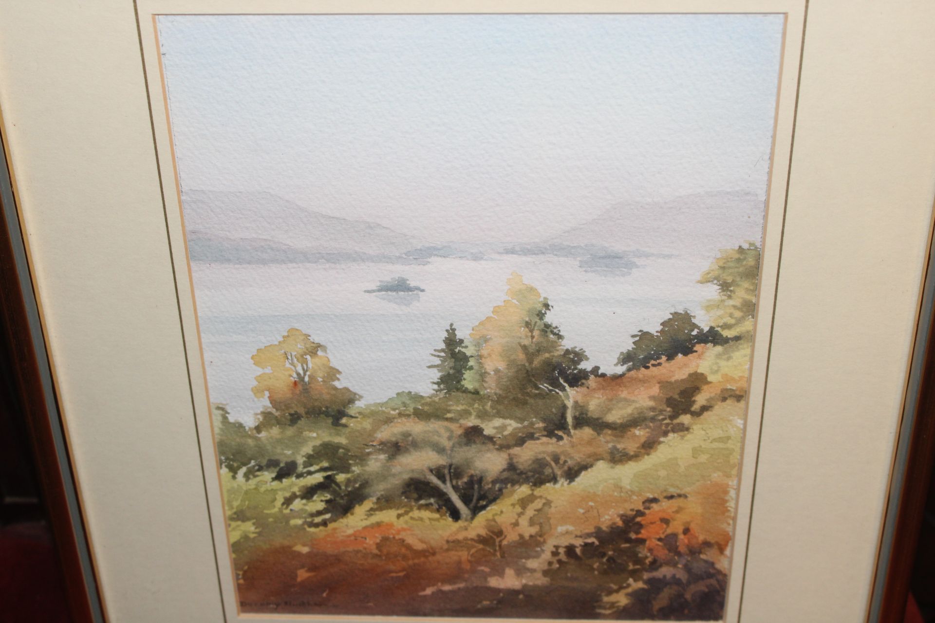 Dorothy Minden, watercolour "Autumn On The Derwent - Image 2 of 4