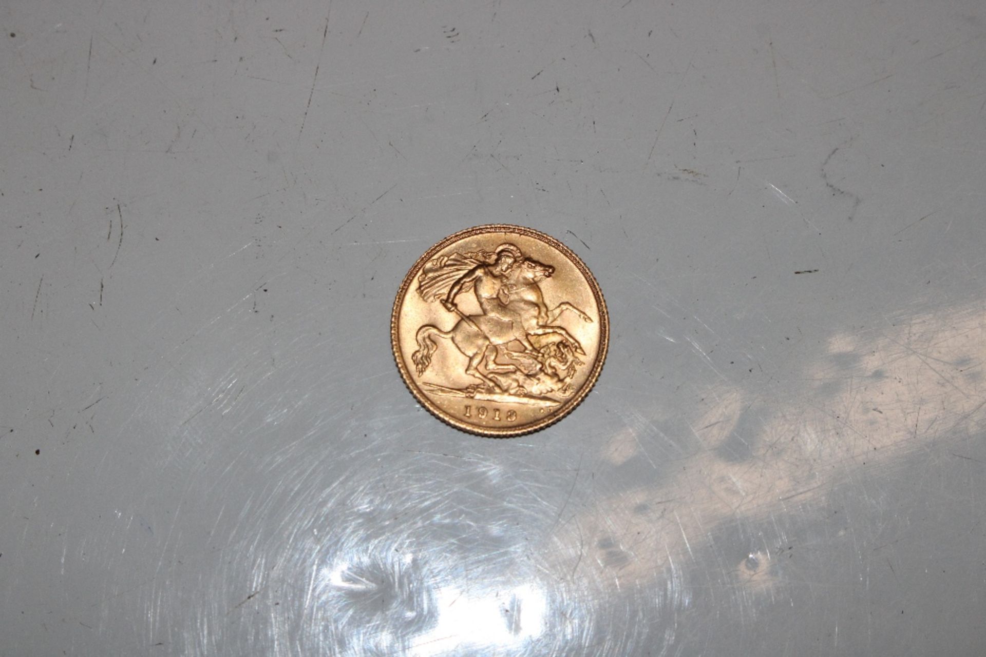 A 1913 half Sovereign