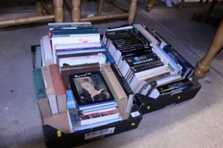 Two boxes of miscellaneous books