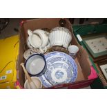 A collection of various decorative ceramics includ
