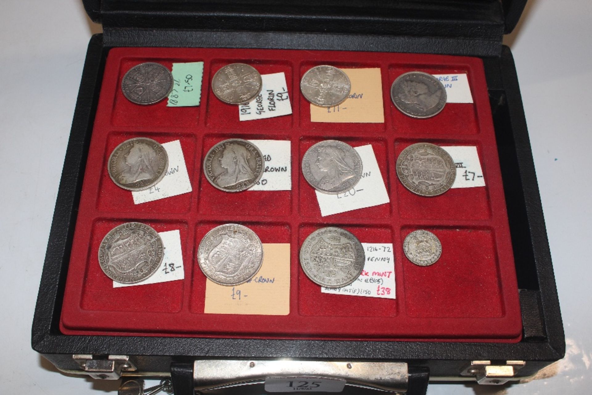 A case of silver and other coinage to include crow - Image 2 of 8