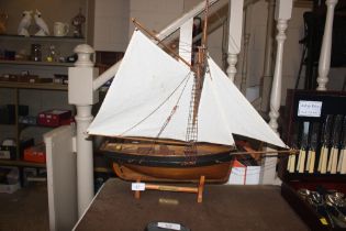 A model of a 19th Century sailing ship