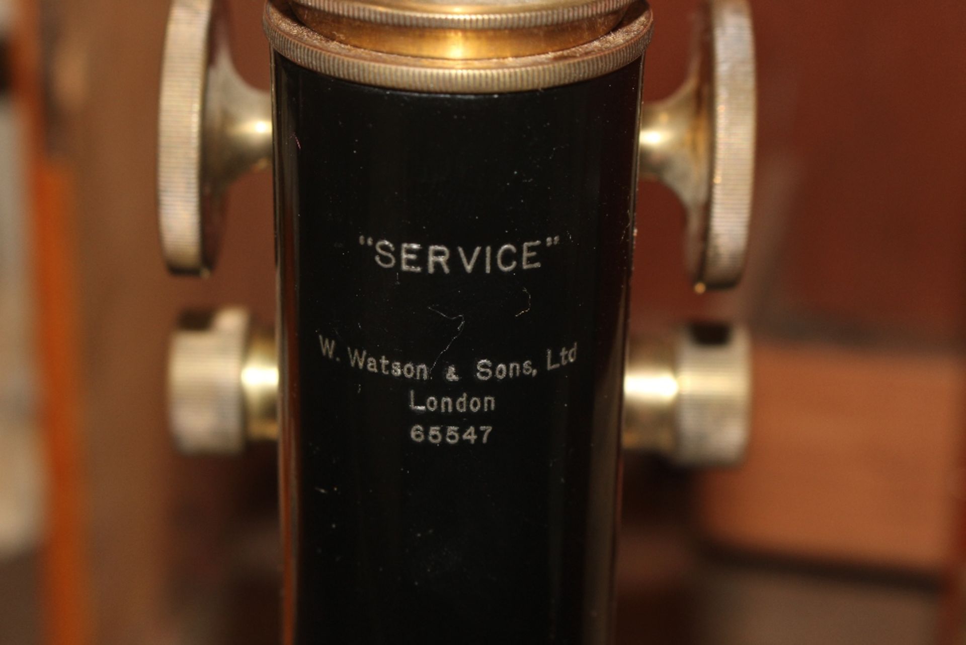 A cased microscope by Watson - Image 6 of 11