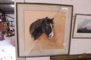 Marjorie Cox, watercolour "Johnny" dated 1964, fra