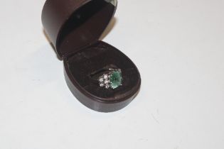 A Domonique Sterling silver and cubic zirconia dre