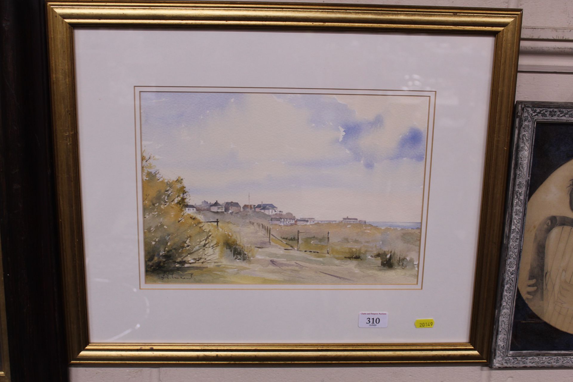 Townsend, watercolour study of dunes