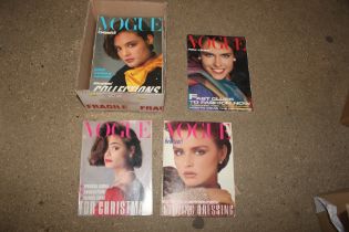 A Year of 1983 Vogue magazines