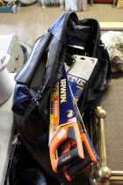 An Irwin tool bag and contents of new tools to inc