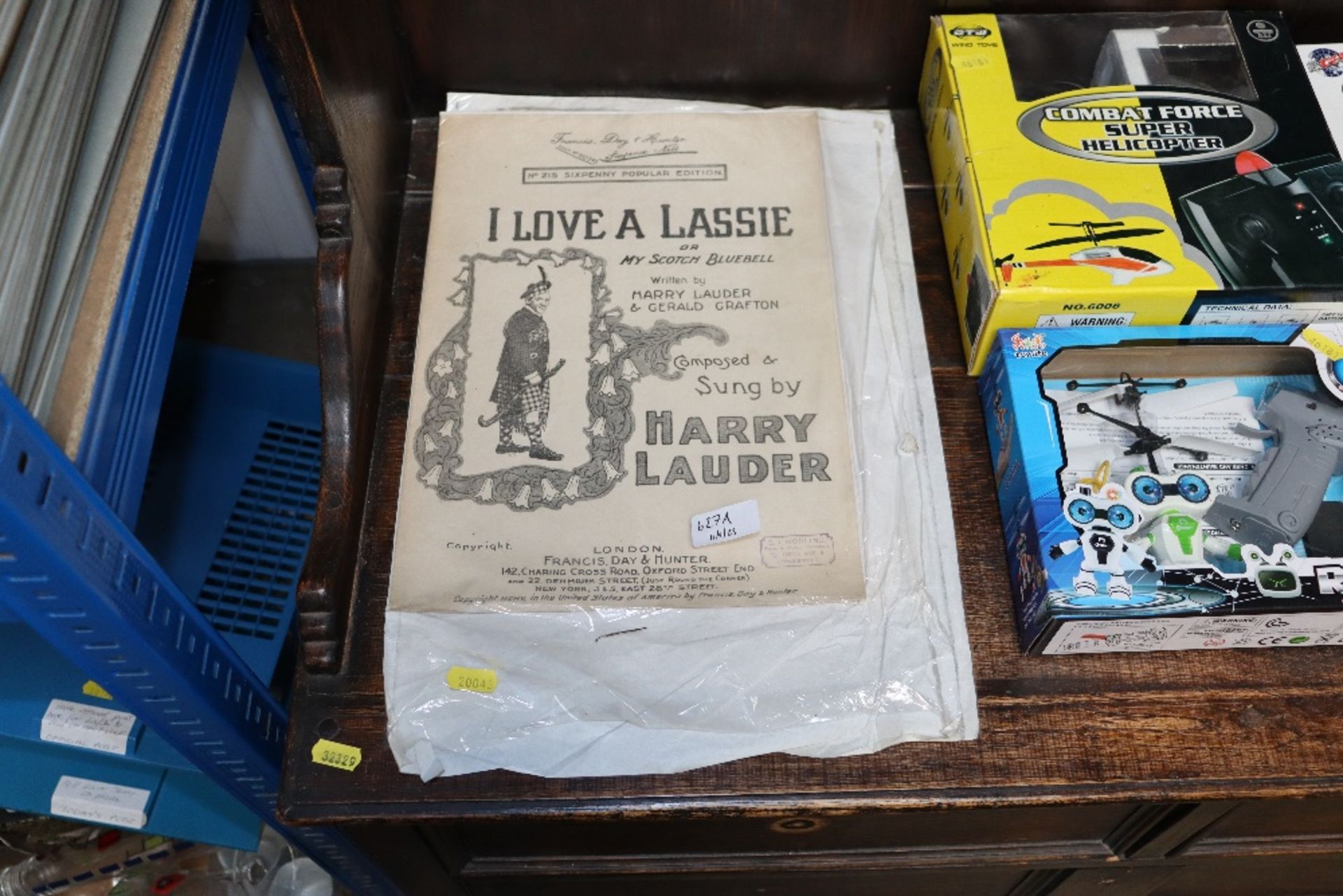 Three vintage song sheets "I Love Lassie" by Harry