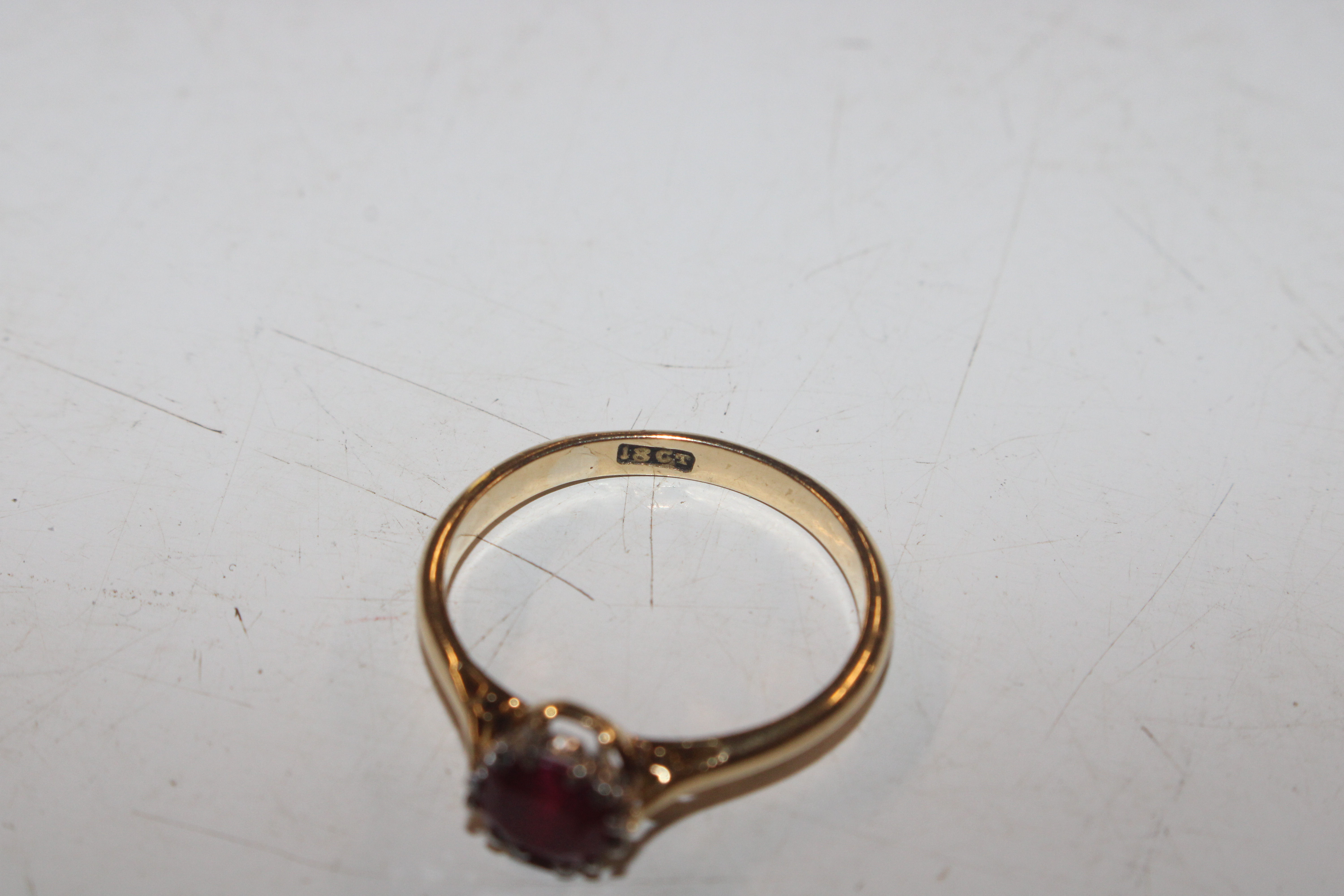 A 22ct gold wedding band, approx. 2gms AF, ring si - Bild 8 aus 8