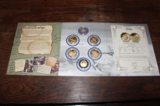 The Battle of Britain Coin Collection with certifi